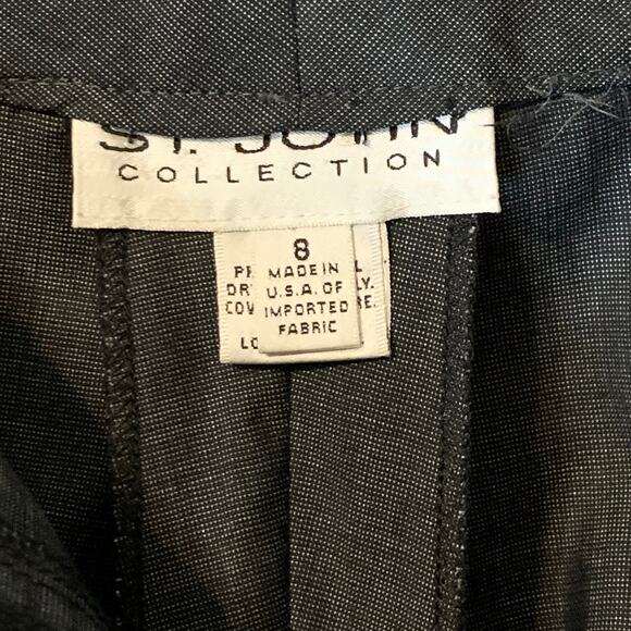 St. John Collection Light Weight, Straight Leg Dress Pants Sz 8 EUC - Picture 4 of 7